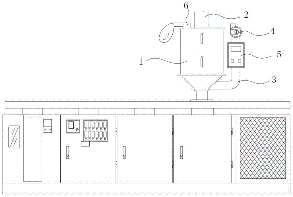 一种具有热风回收及处理功能的料斗式塑料干燥机的制作方法