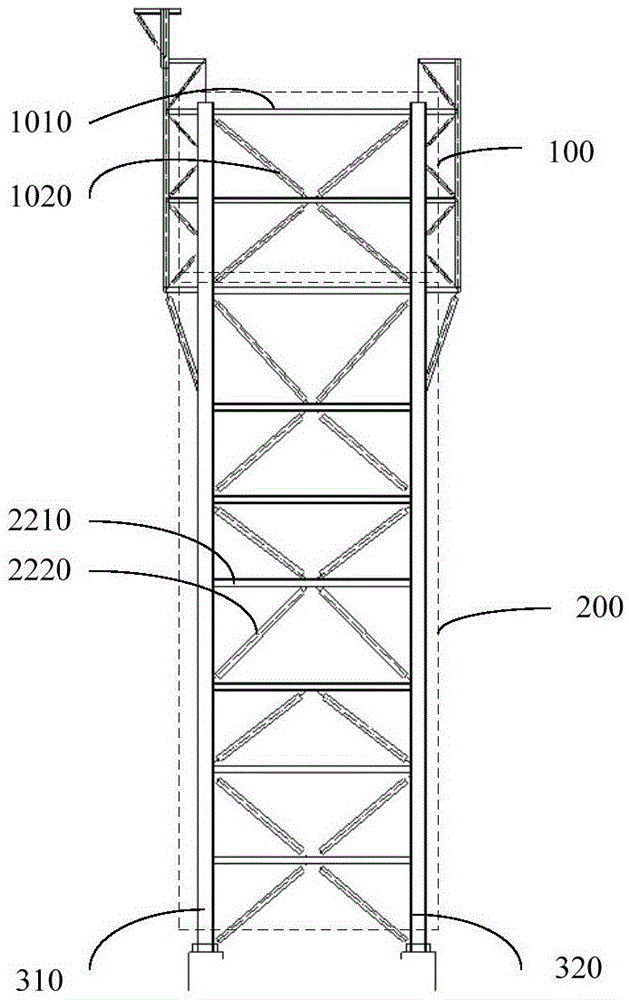 一种用于干熄焦本体的支撑结构和一种干熄焦本体的制作方法