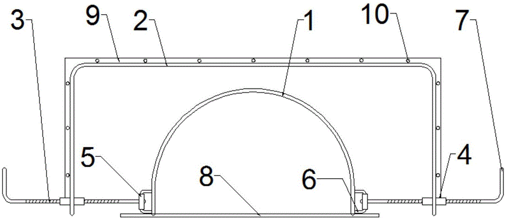 一种弧面可调建筑模板的制作方法