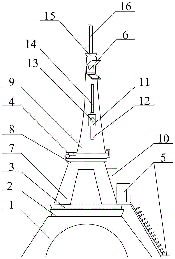 一种可调节的通信塔桅的制作方法