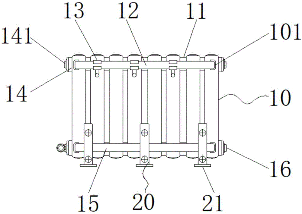 一种组合式钢制系列散热器的制作方法