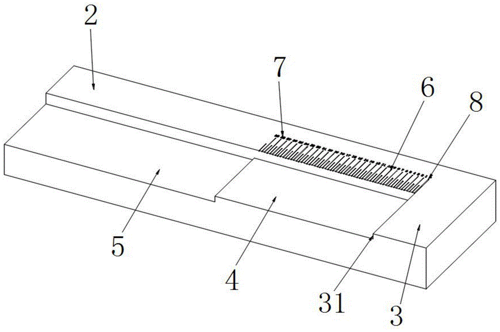 一种电池盖板复合镍带边距检测治具的制作方法