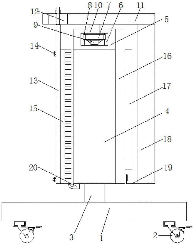 一种建筑工程造价统计展示板的制作方法