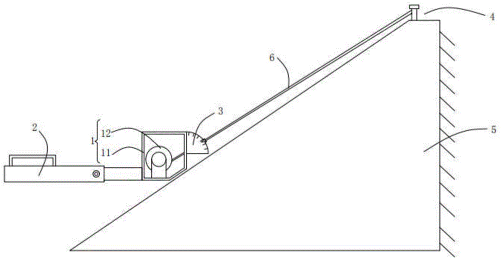 一种山区公路施工用斜坡角度测绘设备的制作方法