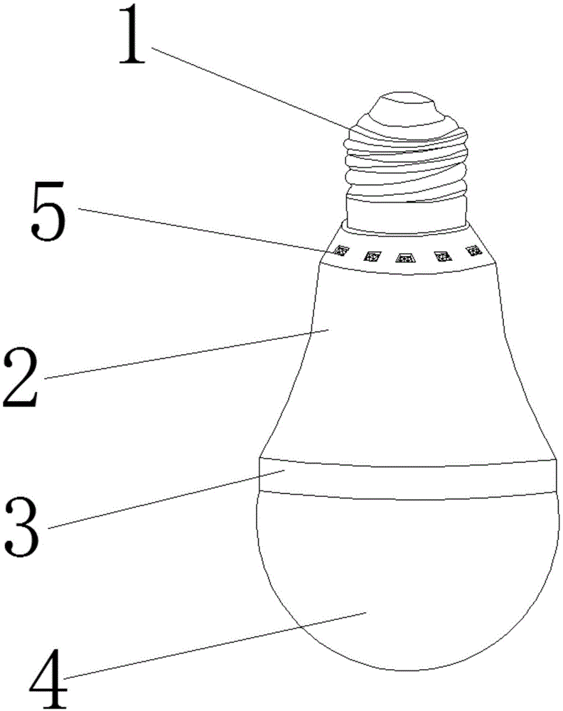 一种小功率球泡灯的制作方法