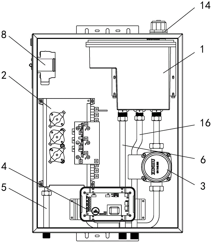 一种内置补水箱电壁挂炉的制作方法