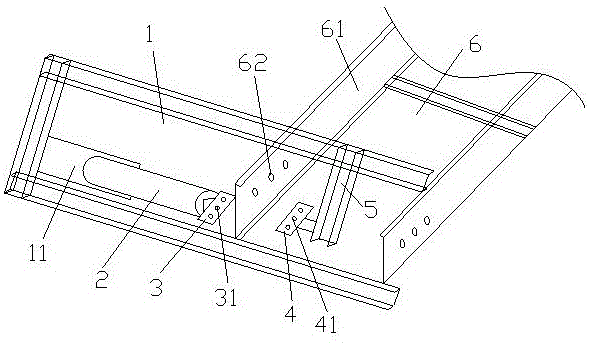 电缆桥架连接孔的冲孔装置的制作方法