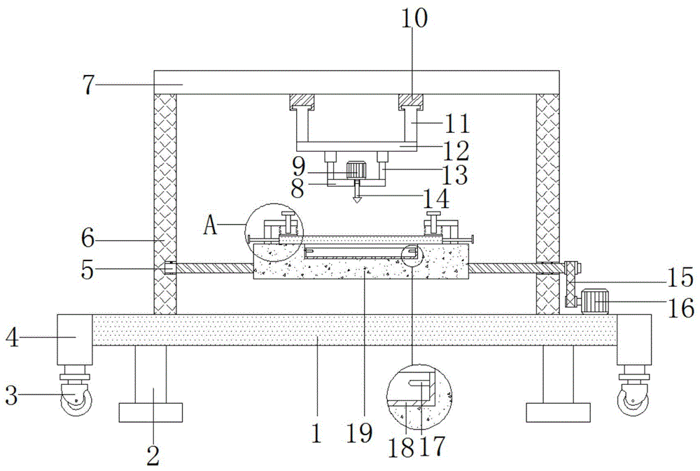 一种型材加工打孔机构的制作方法