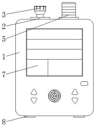 一种多参数空气质量快速测定仪的制作方法