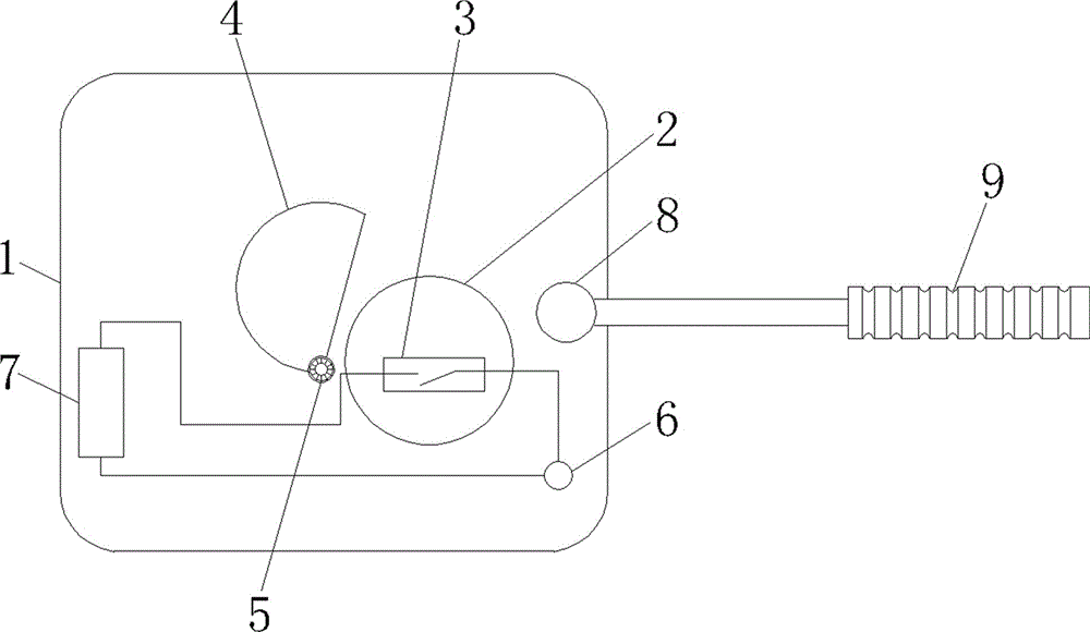 一种可调式热烧板查槽器工具的制作方法