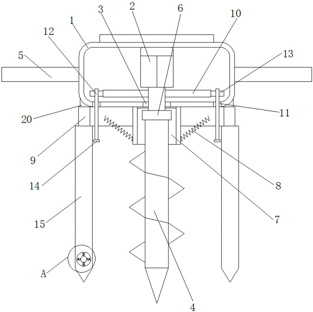 一种打桩效果好的防汛抢险螺旋桩的制作方法