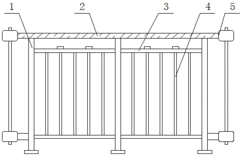 一种方便组装的阳台铝型材护栏系统的制作方法