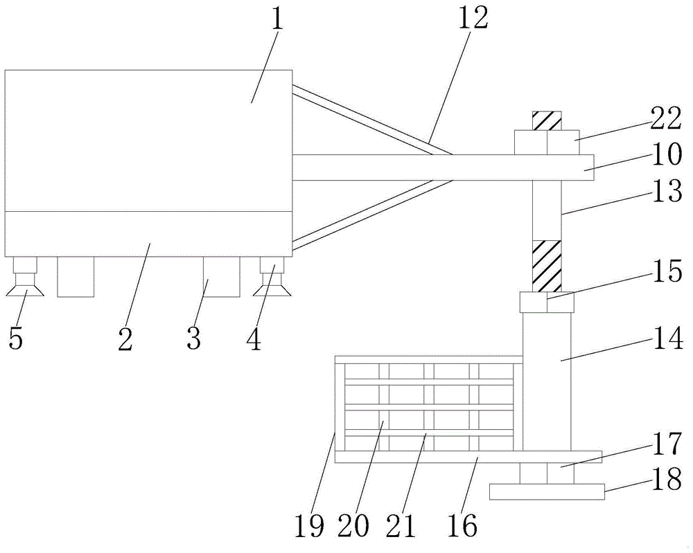 一种新型桥梁灯光安装作业架的制作方法