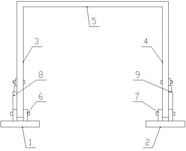 坡屋面桥架用可调式组合支架的制作方法