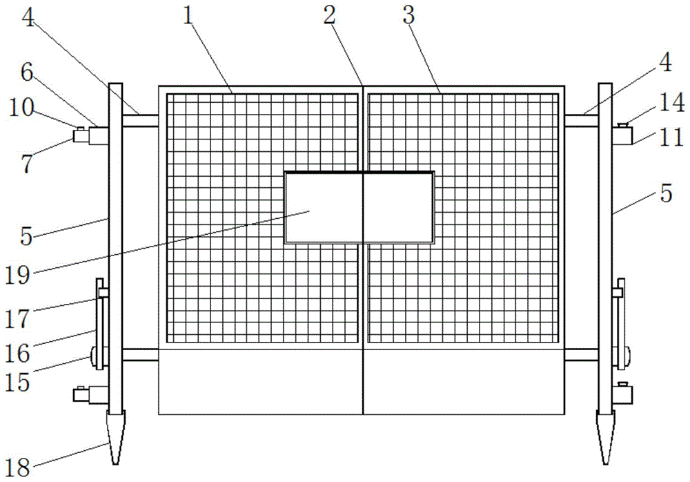 一种建筑施工用的基坑护栏的制作方法