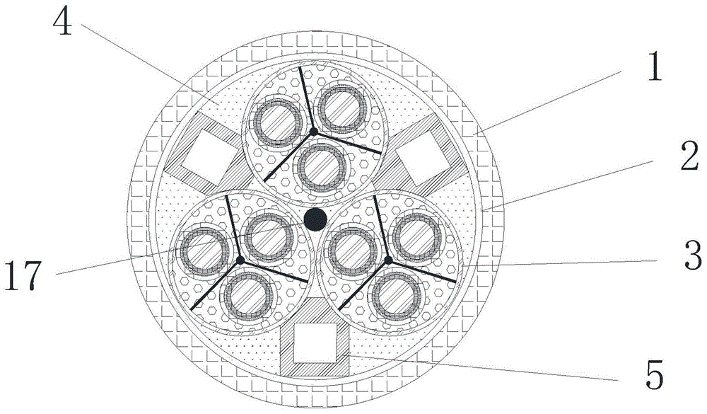 一种具有降温结构的绝缘电缆的制作方法