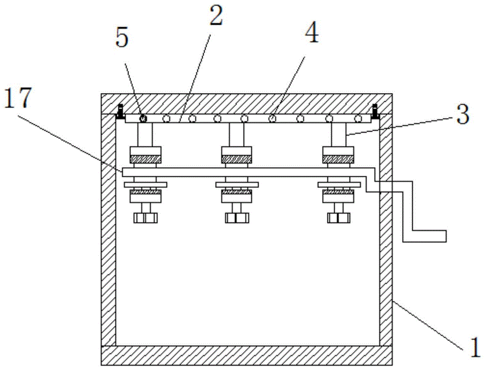 一种低压配电柜用刀闸控制机构的制作方法