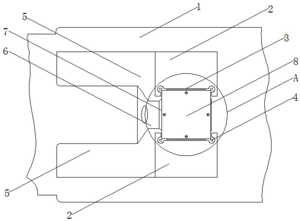 一种二极管矩阵框架结构的制作方法