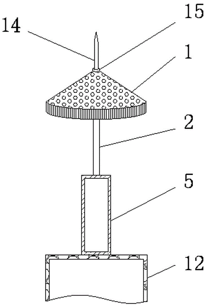 一种通信技术用天线遮雨棚的制作方法