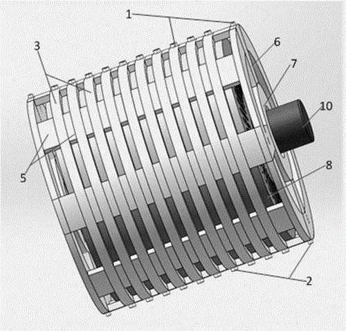 一种中型高压异步电动机的水套冷却结构的制作方法