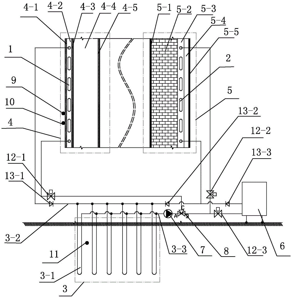 一种低能耗一体化建筑能源系统的制作方法