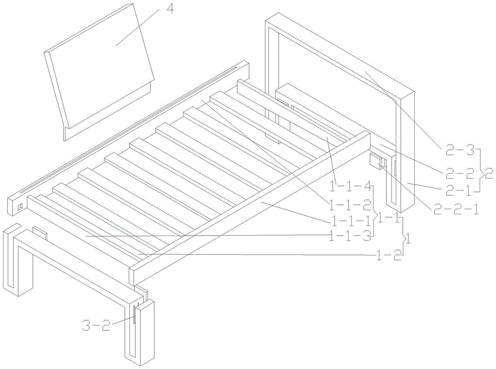 一种无需螺丝和工具的快速组合家具多用结构的制作方法