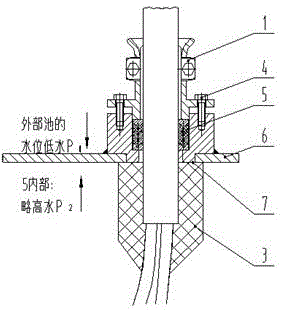 一种适用于高扬程的电缆防挤出装置的制作方法