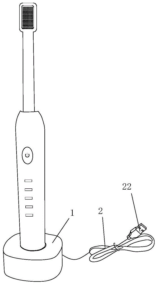 电动牙刷充电装置和电动牙刷组件的制作方法