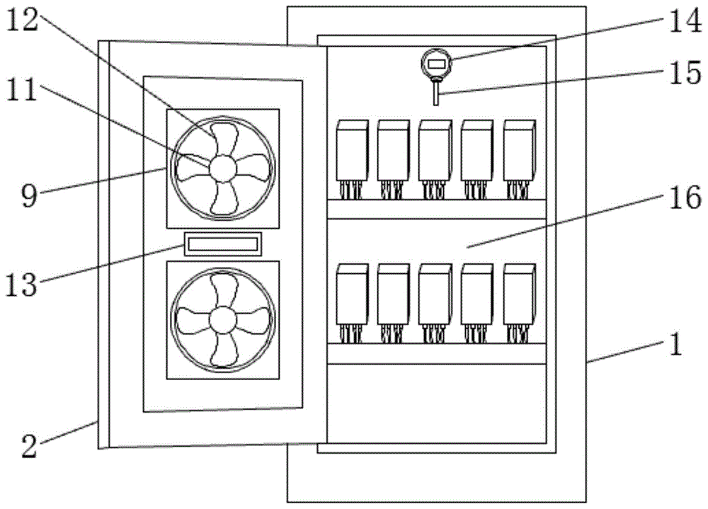 一种温控散热型电气柜的制作方法