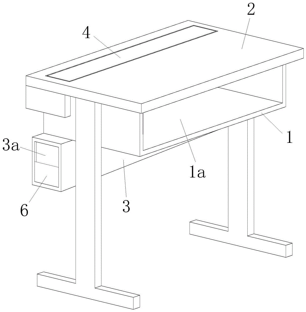 一种书桌的制作方法