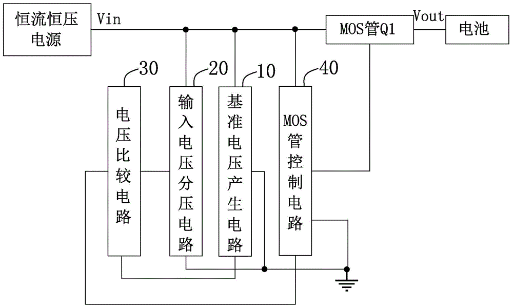 电池过充保护电路的制作方法