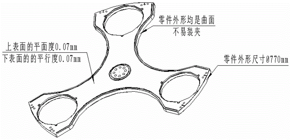 高精形位公差的曲面外形件的加工工艺的制作方法
