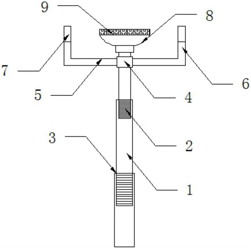 一种便捷的发光灯杆的制作方法