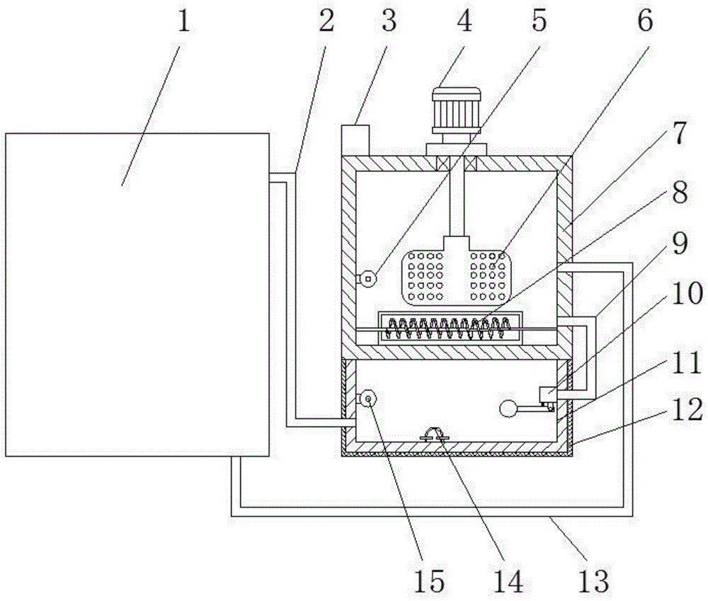 一种干膜显影机自动添加槽的制作方法