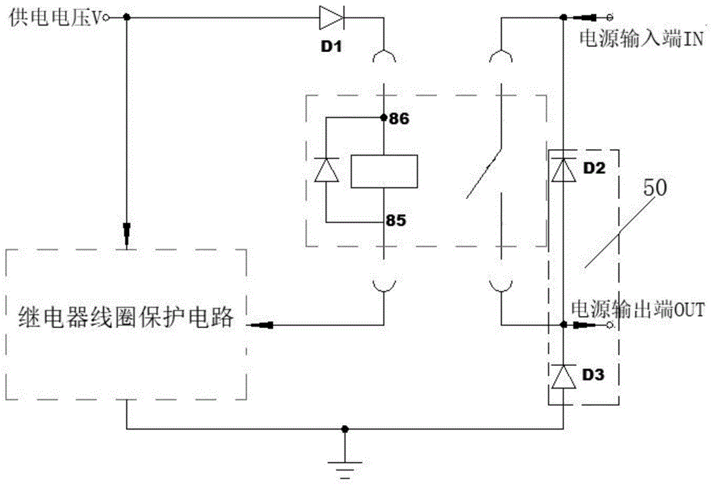 继电器控制电路的制作方法