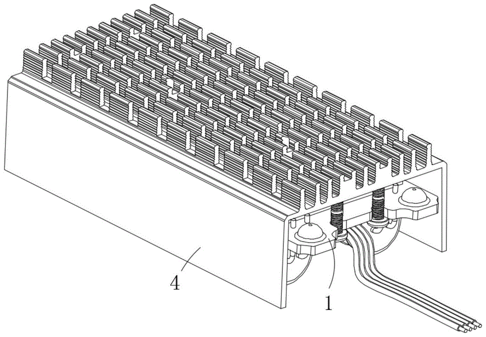 一种电子调速器MOS管的导热结构的制作方法