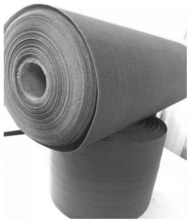 一种折叠丝垫布及其制备方法与应用与流程