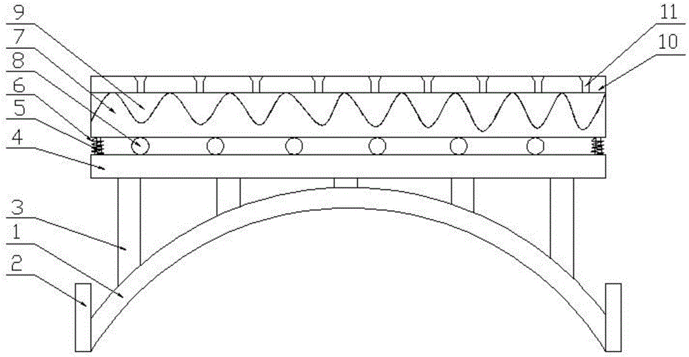 一种具有排水减震功能的路桥结构的制作方法
