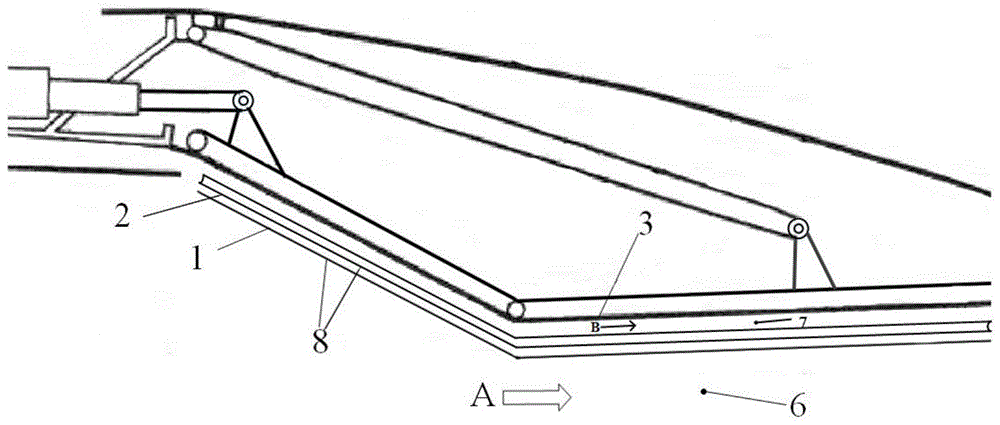 用于矢量喷管的具有横向波纹冲击孔板的双层壁冷却结构的制作方法