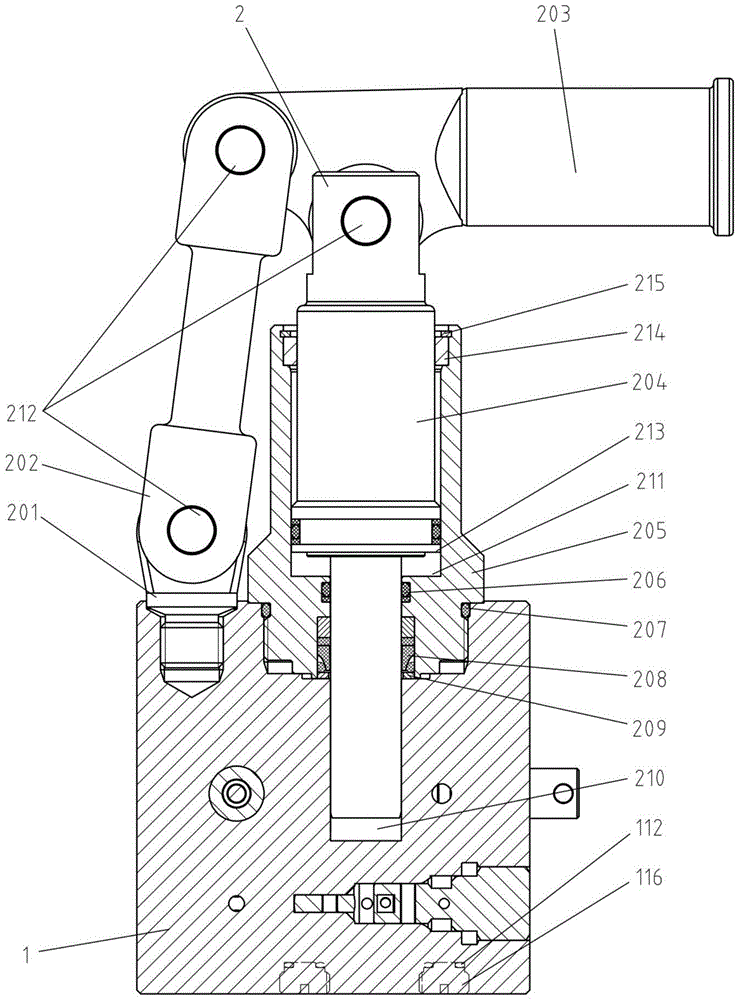 一种高压双级手动液压泵的制作方法