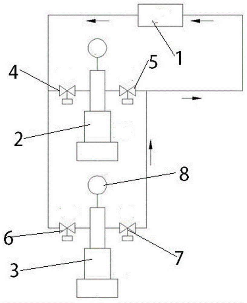 循环式恒流恒压计量泵装置的制作方法