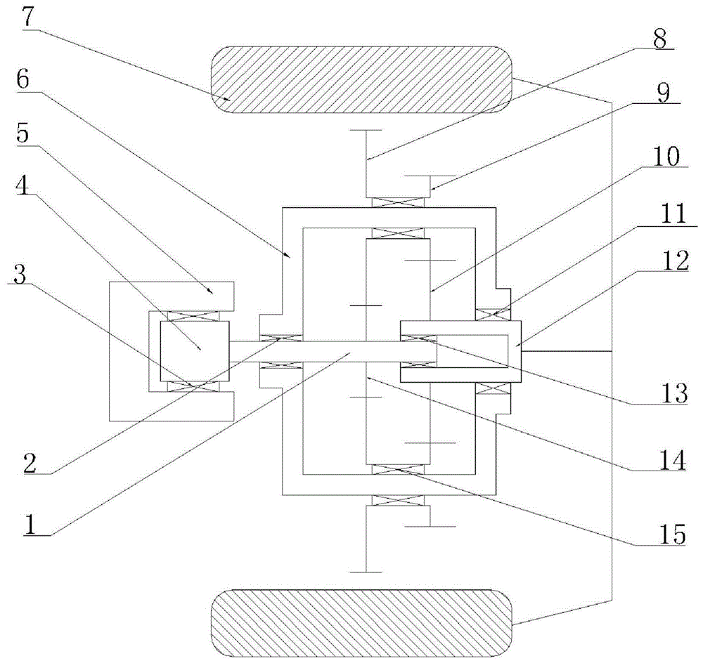 一种双联行星齿轮轮边减速器的制作方法