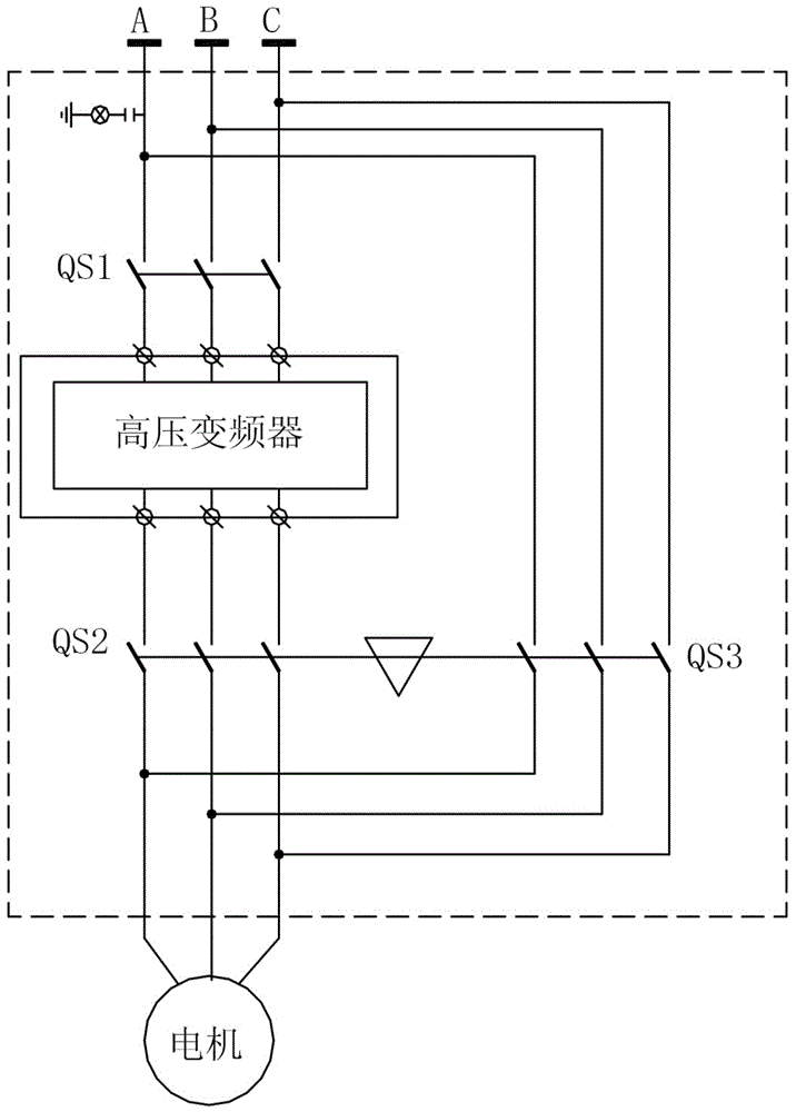 一种兼具旁路功能的高压变频器一体机的制作方法