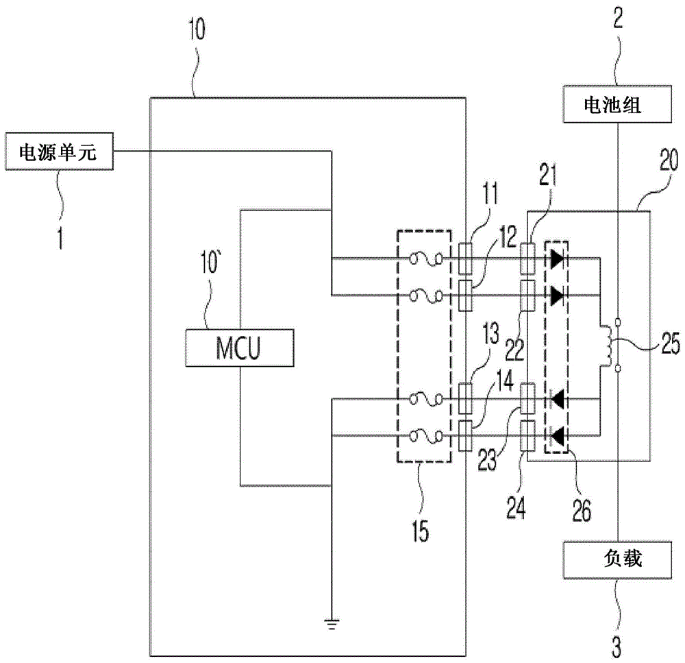 用于防止接触器断电的电路的制作方法