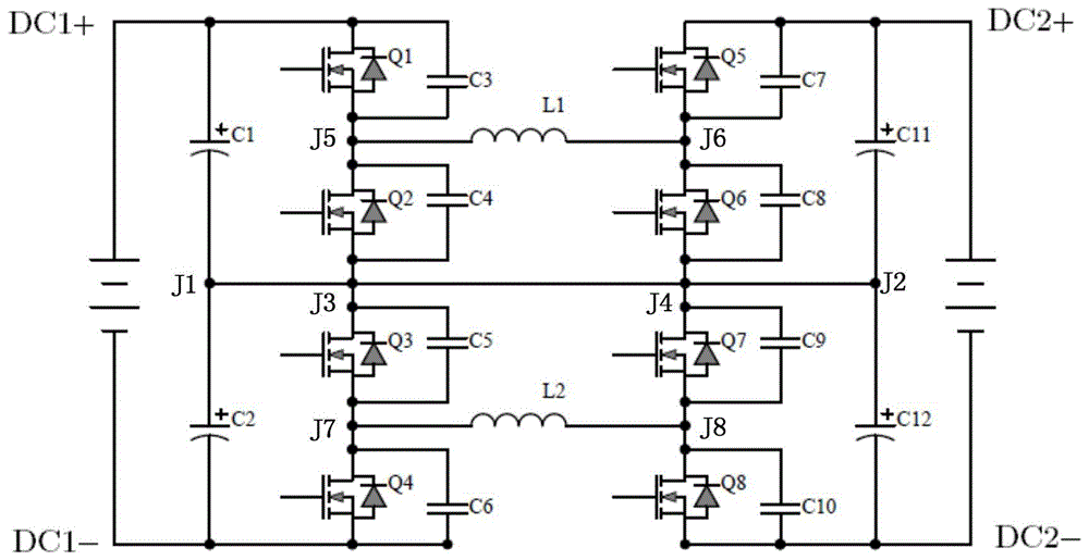 双向直流电源变换器的电压转换电路及电压转换控制方法与流程