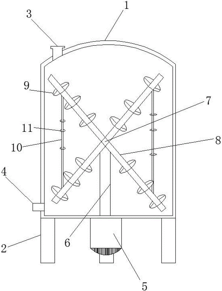 一种具有搅拌功能的储料罐的制作方法