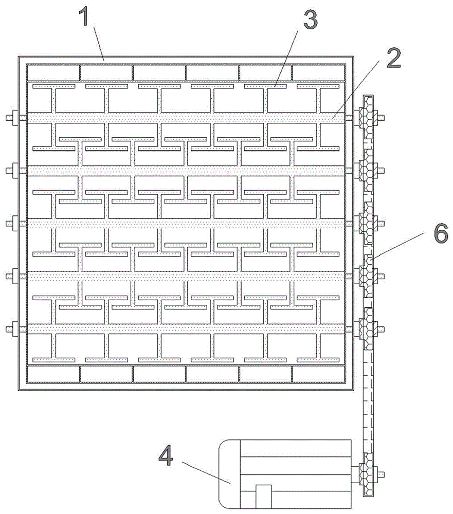 一种用于TFT玻璃原料投入的防堵格栅的制作方法