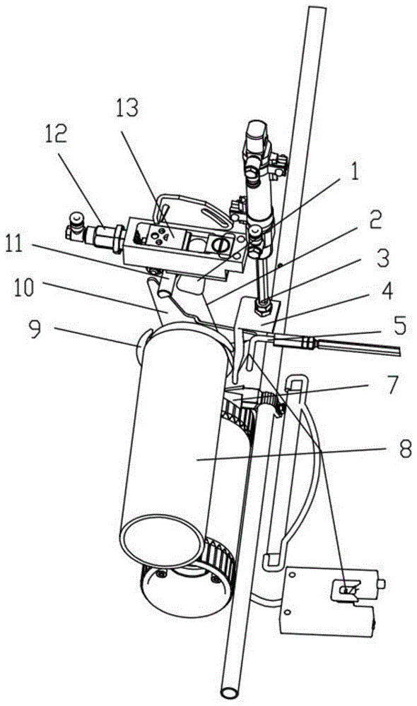 一种转杯纺纱机空管预留尾纱机构的制作方法