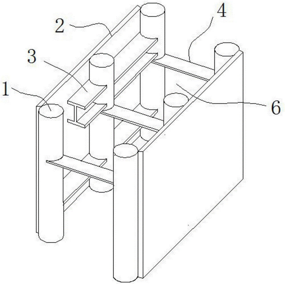 一种结构简单且稳定的剪力墙结构的制作方法