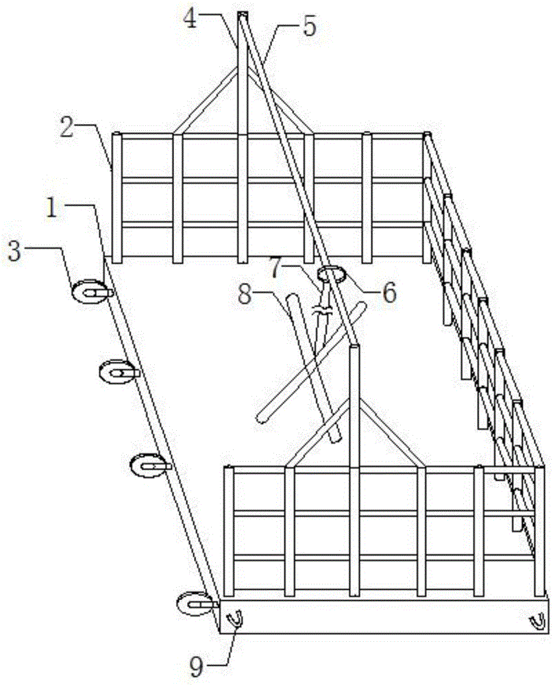 一种建筑用悬吊式脚手架的制作方法